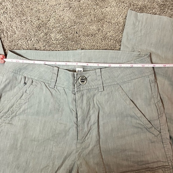 Fig Clothing Womens Tan Linen Pangs Size 4 - Picture 6 of 12